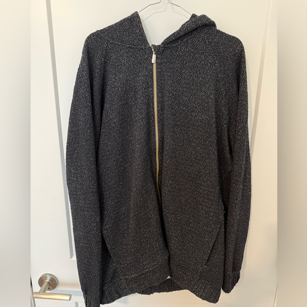 NWOT Pave New Ways Full-Zip Black with White Speckle